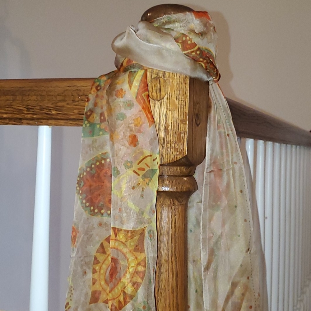 Beautiful Tan Silk Touch Stoll /Scarf
